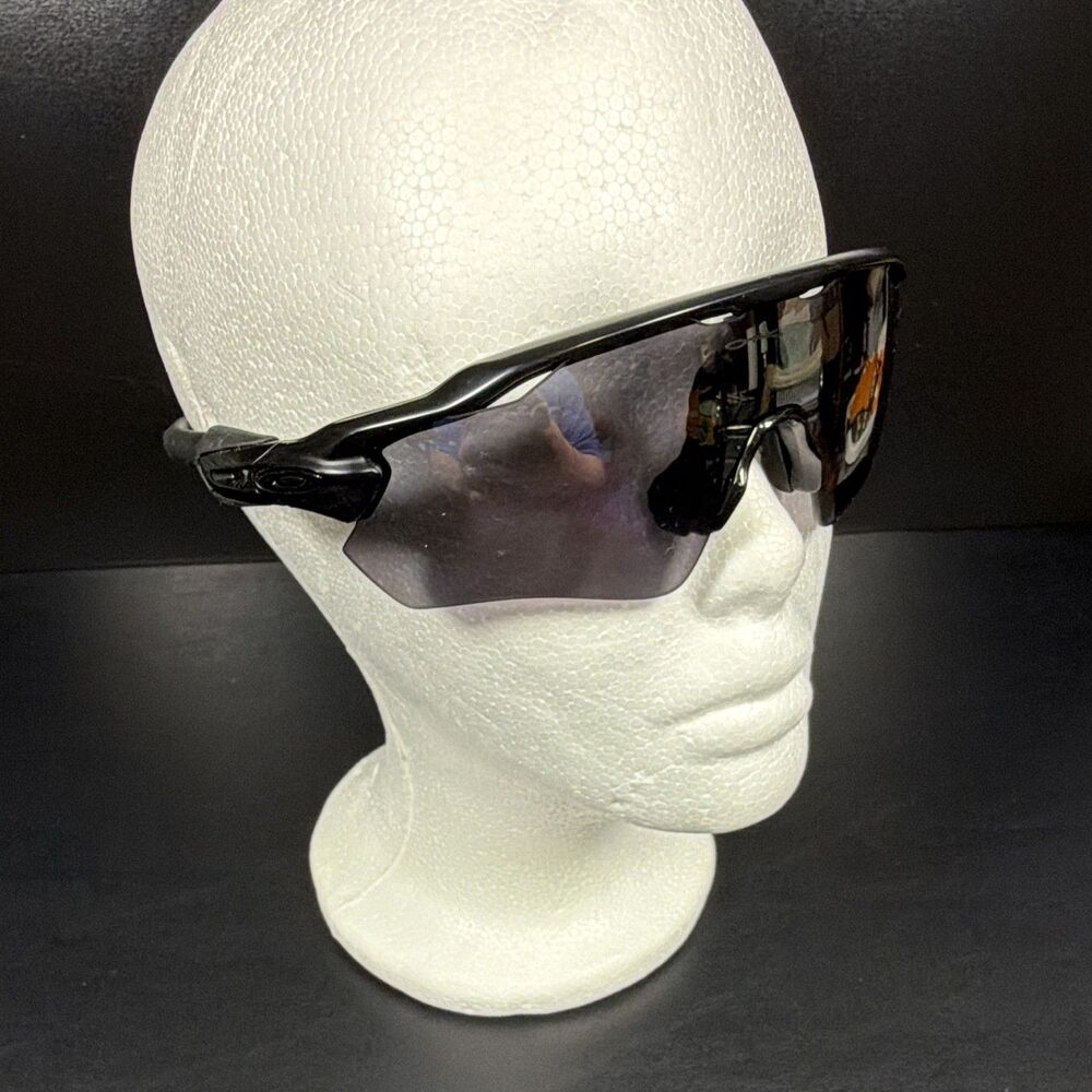 Oakley Radar EV Sunglasses Prizm Black Iridium Lens Polarized - Heavily Used